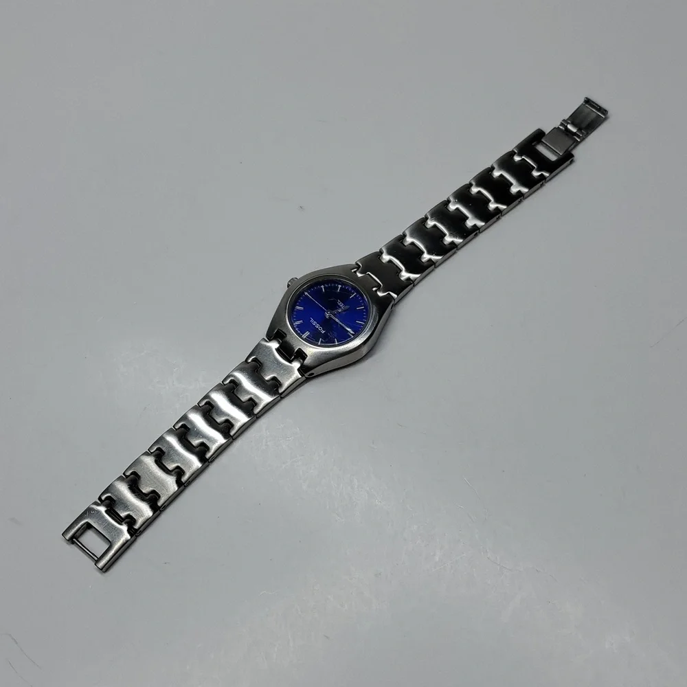 Blue Fossil Steel FS2532 Solid Stainless Steel Watch